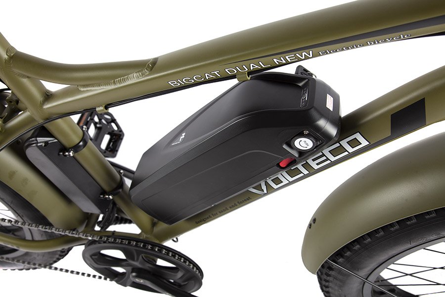 Велогибрид VOLTECO BIGCAT DUAL NEW (ХАКИ-2308)
