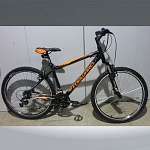 Велосипед Forward Apache 1.0 (черный мат. 26" 21ск. рост 19") хардтейл, алюминиевая рама